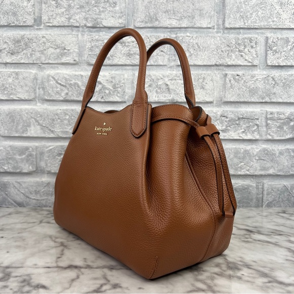 Kate Spade Dumpling Large Satchel In Warm Gingerbread - Picture 4 of 14